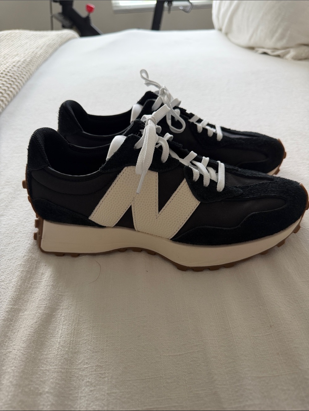 New Balance Black White & Gum Trail-Inspired Sneakers - Picture 4 of 5
